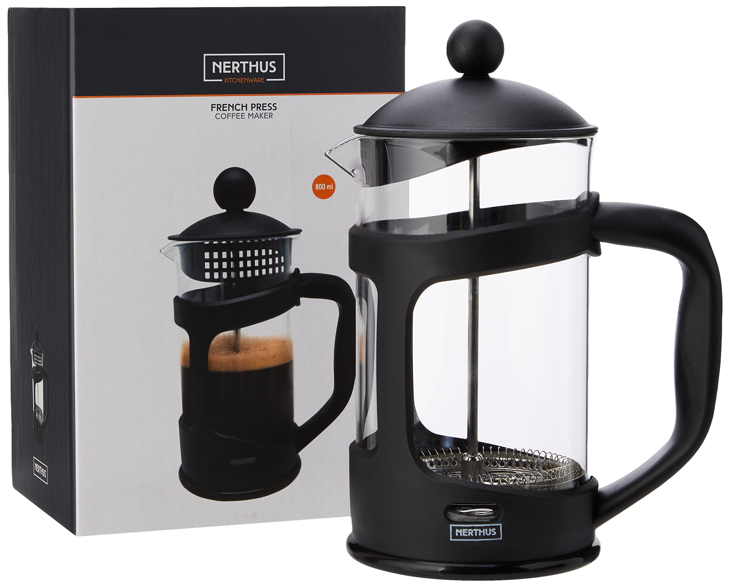 Nerthus FIH 320 French press coffee, Black