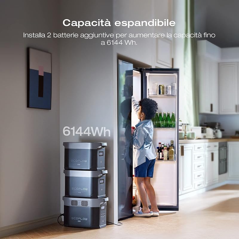 DELTA 2 Max Espandibile 2-6kWh Centrale elettrica portatile