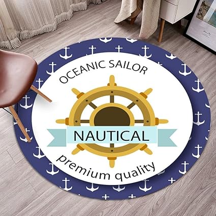 Amazon Com Wanrane Carpet Padding Doormat 3d Round Carpet