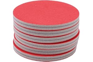 Bowling Sanding Pads, 5-Inch Sand and Sponge Discs in 500/1000/1500/3000/4000 Grit for Bowling Ball Resurfacing, Polishing, S