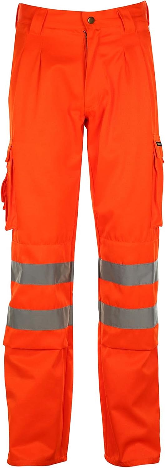 Men's Work Wear Hi Vis High Vis High Visibility, Polycotton Work