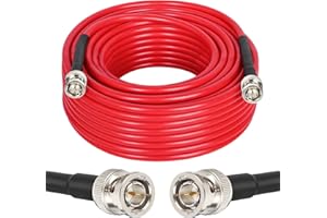 50FT SDI Cable BNC Cable XRDS-RF HD SDI Cable BNC Digital Video Cable 75 Ohm RG59 BNC Male Cable for 4K 1080P 3G/6G HD SDI Ca