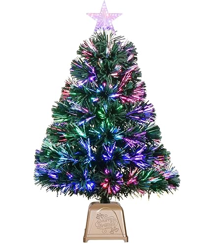Amazon.com: YUETJIN 24 inch Green Pre-lit Mini Fiber Optic