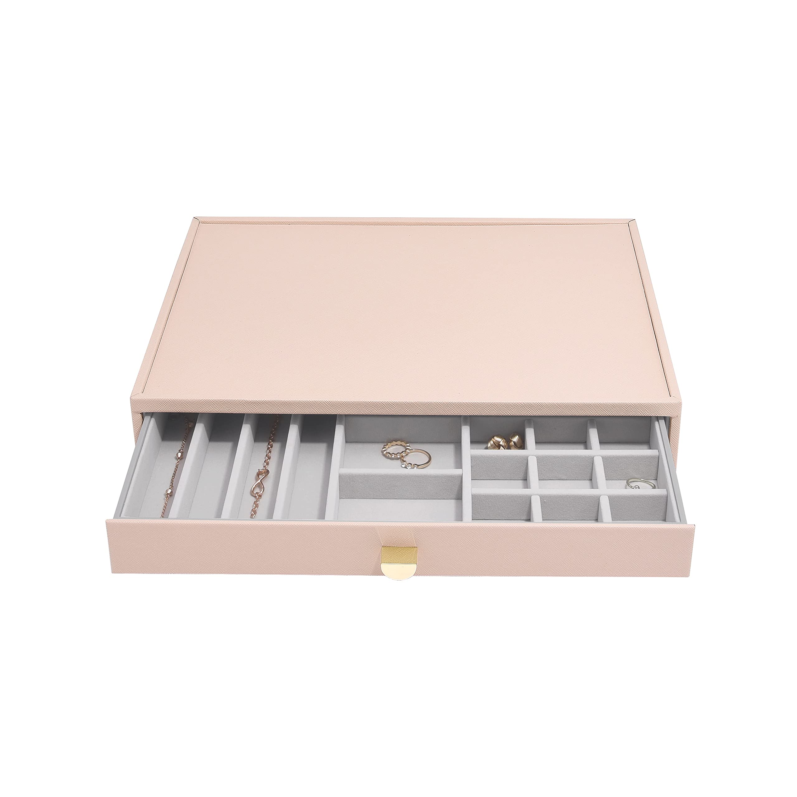 Stackers Blush Supersize All In One Jewellery Drawer Layer