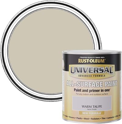 Rust-Oleum Universal Paint & Primer Satin Warm Taupe 750ml