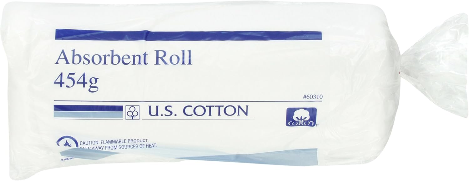 U.S. Cotton Absorbent Cotton Roll, 454g (Pack of 2) Amazon.ca Health
