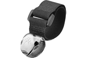 Poochie-Pets Trailblazin' Bear Bell for Outdoor Safety, Camping, Hiking Essentials, Bike Bells, Backpacking & Dog Bell to Alert Wildlife, Off-Leash Tracking, Made in USA