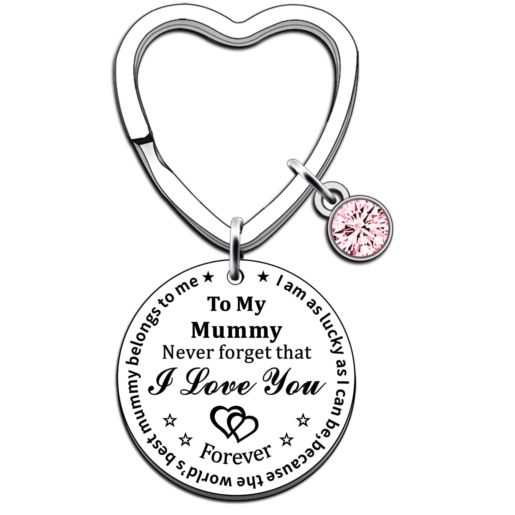 JMIMO Mummy Gifts Mummy Keyring from Son Daughter Mothers Day Christmas Birthday Gifts for Mum