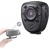 Mini Body Worn Camera Pocket Wireless Small Police Video Recorder Indoor/Outdoor Wearable Mounted Camera, Tiny HD Cop Cam DVR