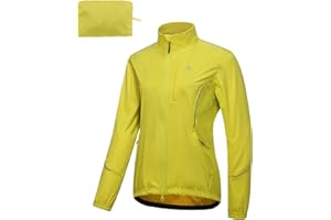 Little Donkey Andy Women's Cycling Jackets Reflective Packable Running Jacket Windproof Water-Resistant for Hiking Biking