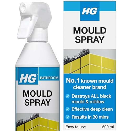 HG Mould Spray, Effective Mould & Mildew Cleaner, Removes Stains – 500ml