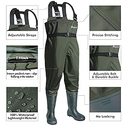 OXYVAN Chest Waders with Boots for Men