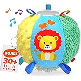 Move2Play, Hilariously Interactive Talkin Sportz Balls with Music & Sound Effects | 1st Birthday Gift | Toddler Toy for Boys