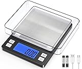 BOMATA 0.01g/1kg Upgraded Small Digital Scale, USB