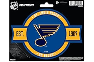 Rico Industries NHL Hockey St. Louis Blues Standard Badge Magnet - for Car, Fridge