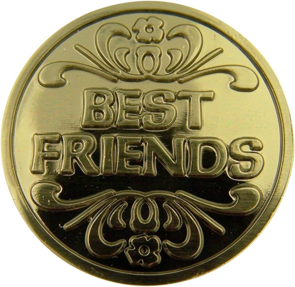 singer star case Silver Tone Faithful Protector Pocket Token with Prayer - Best Friend