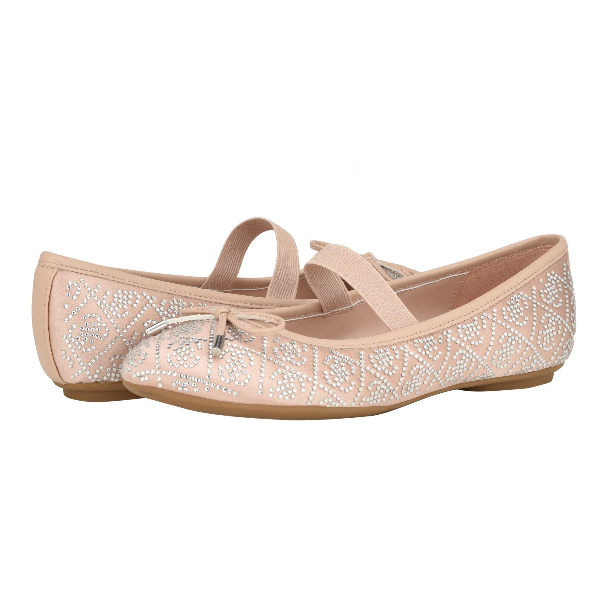 Photo 1 of Guess Women's Kairo Ballet Flat, Beige 110, 8.5