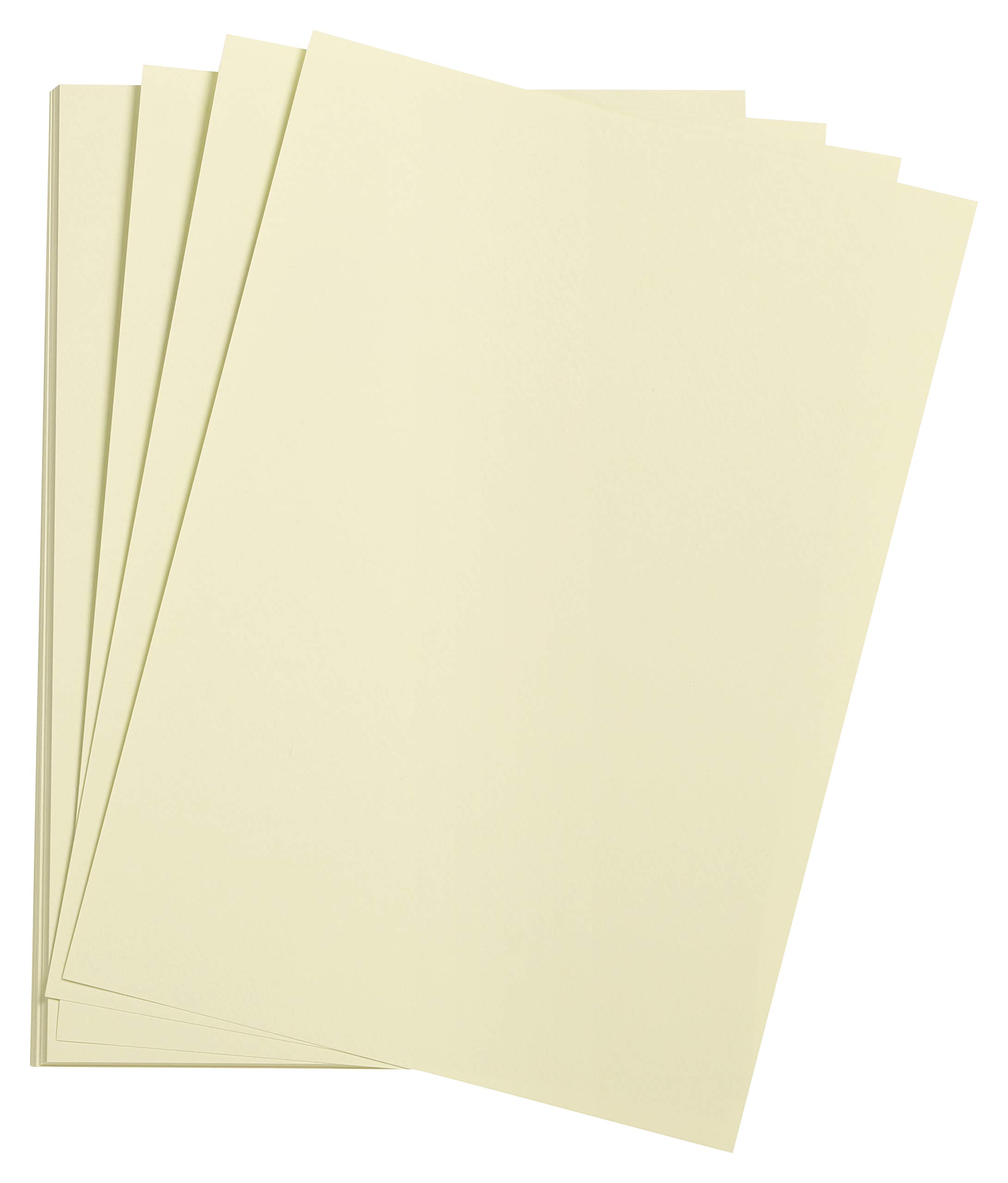 Clairefontaine - Ref 90792C - Etival Coloured Grained Drawing Paper (Pack of 25 Sheets) - A3 (42 x 29.7cm) - 160gsm Cellulose Art Paper - Pale Green - Acid Free, pH Neutral