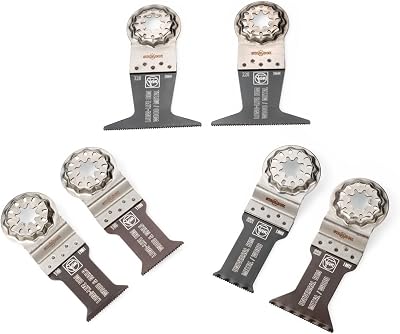 FEIN Multitool Saw Blade Set E-Cut Starlock Plunge-Cut for Metal & Wood