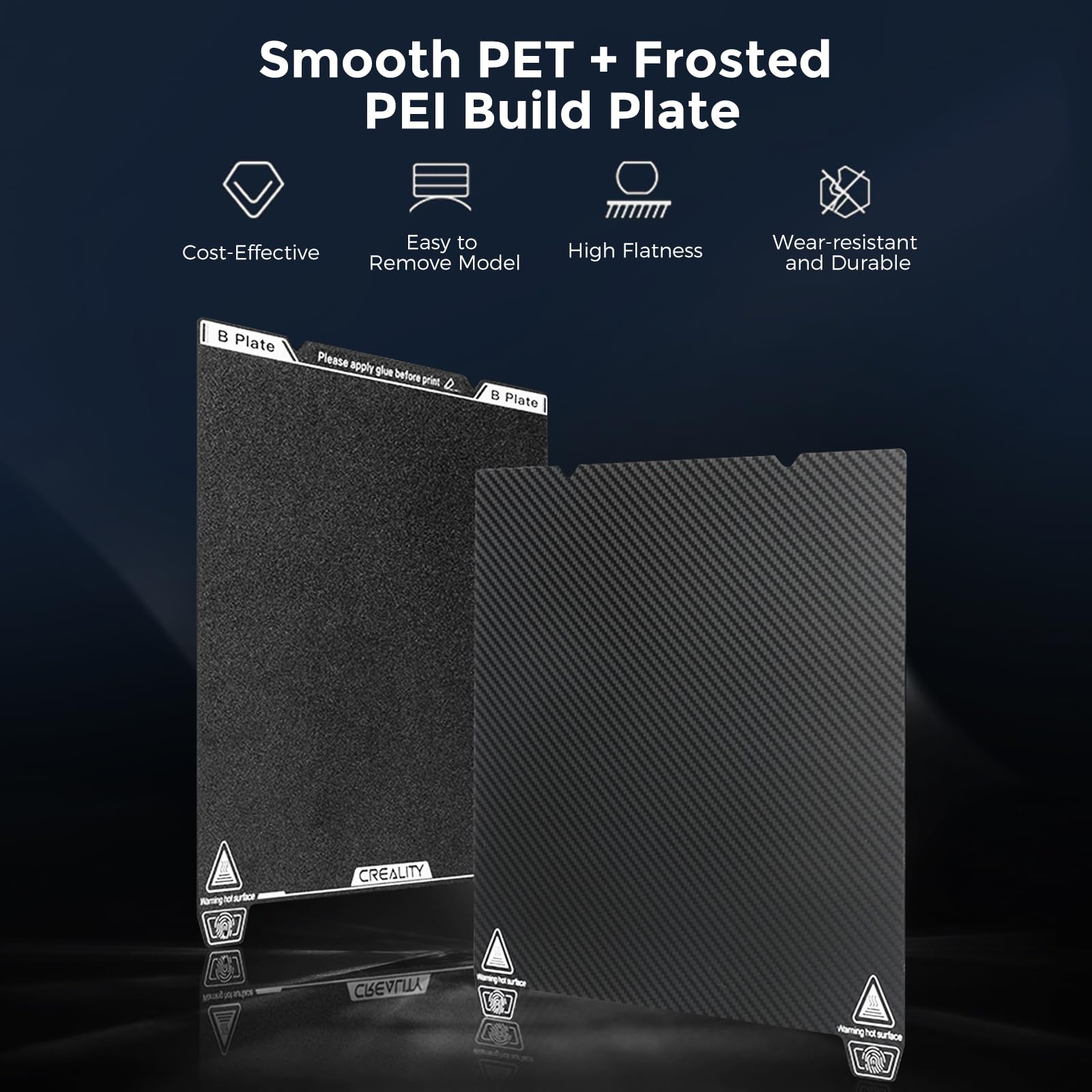 Mua Official Creality K1 Max Glossy PET and Matte PEI Double Side Build ...