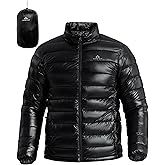 Pioneer Camp Mens Lightweight Packable Puffer Jacket Winter Insulated Puffy Coat Water Repellent Warm Quilted Jackets Travel