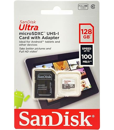SanDisk Cartão de memória Ultra 128GB UHS-I Classe 10 MicroSDXC de