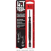 HIT Tool - Hinge Pin Removal Tool - Spring Punch - Steel Faced Hammer | Removes hinges fast without disassembly, compact one-hand design, durable metal build, made in USA, great for door repairs