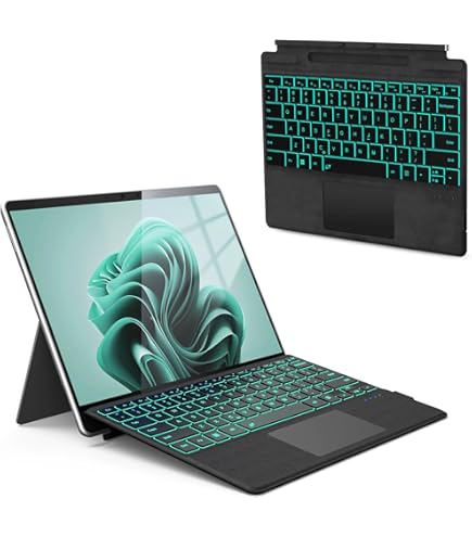 Amazon.com: Microsoft Surface Pro X Keyboard - Black (QJW-00001