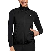 Little Donkey Andy Windproof Sleeveless Vest Jacket for Women, Water-Repellent Stretch Sports Vest for Cycling, Running
