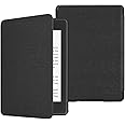 Fintie Slimshell Case for 6" Kindle Paperwhite (10th Generation, 2018 Release) - Premium Lightweight PU Leather Cover with Auto Sleep/Wake for Amazon Kindle Paperwhite E-Reader, Black