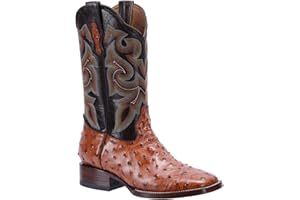 JOE EXCLUSIVE Joe Boots Western Boots For Men Ostrich Print Leather 701