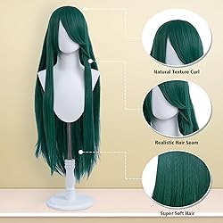 UTIEHD 100cm / 40 Inch Long Wig, Universal Anime