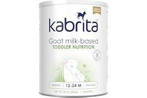 Kabrita Goat Milk-Based Toddler Nutrition Drink, 12–24 Months, Gentle & Easy to Digest, Clean Label Project Certified, Supports Gut Health, Immunity & Brain Development 28oz