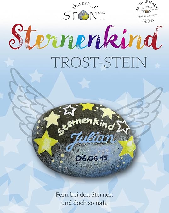 The Art of Stone STERNENKIND TROST-Stein - für trauernde ...