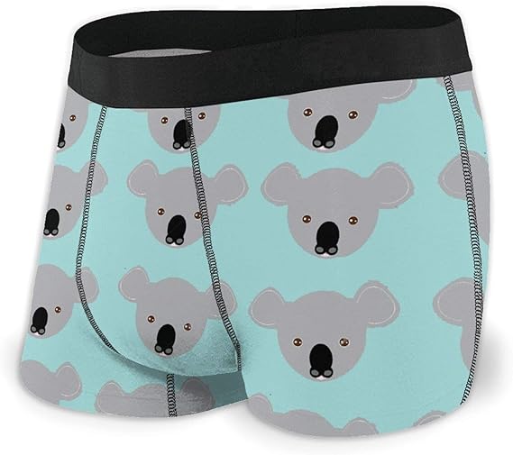 Nuwcense Mens Boxer Shorts Fitted Briefs Australia Koala Trunks Quick