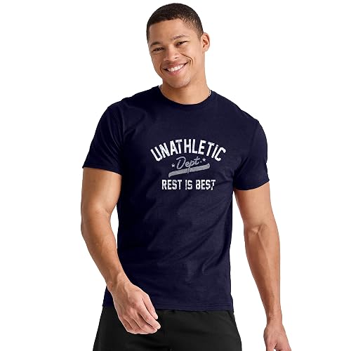 Hanes Men's T-Shirt - Lightweight, Tagless, Graphic Tee Collection - View #4
