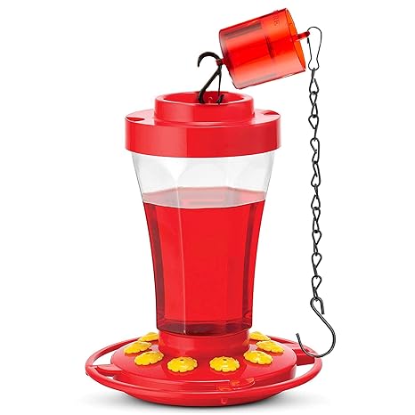 Hummingbird Feeder For Outdoors First Nature 3090x 32 Ounce Red