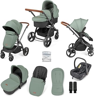 Ickle Bubba Stomp Urban 3 in 1 Travel System Sage Green 6.5kg