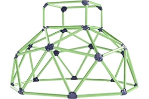 Qaba Climbing Dome, 6FT Geometric Dome Climber, Indoor Outdoor Jungle Gym Playground for Kids 3-8, UV Resistant, Waterproof, 