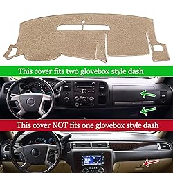 Dash Cover Custom Fit for Chevy Chevrolet Silverado