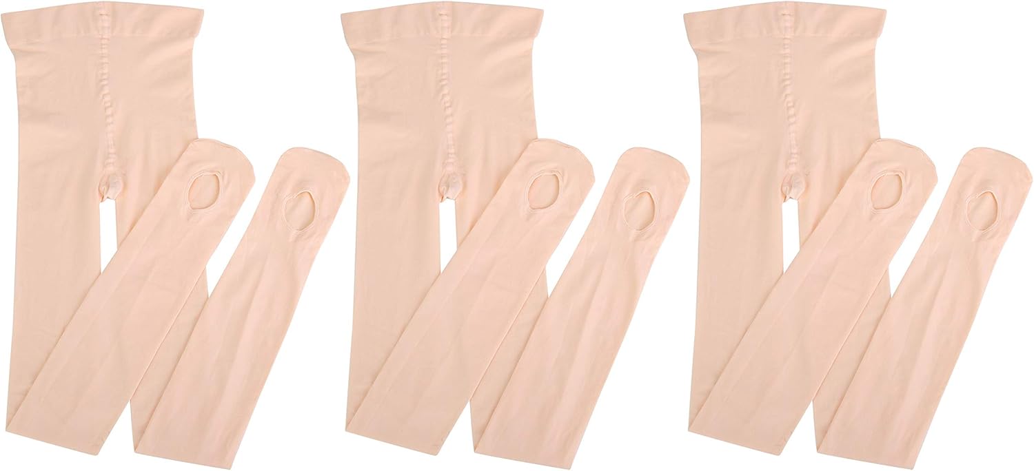 Dancing Kitty 3 pairs Ultra Soft Convertible Ballet Tights Dance Tights for Girl: Clothing