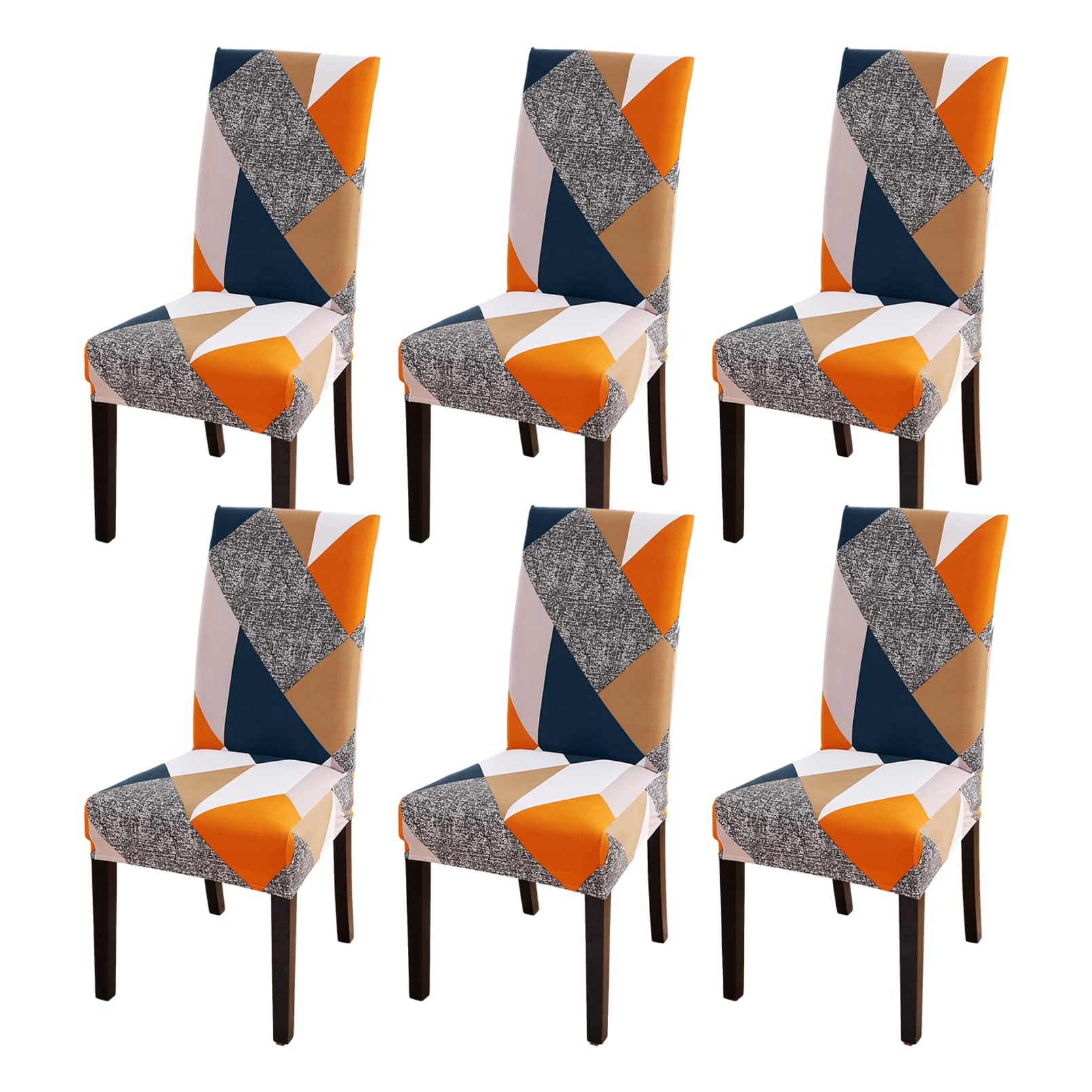 Aisprts Dining Room Chair Covers Slipcovers Set of 4 or 6, Stretch Removable Washable Dining Chair Protector Decoration Cover Seat Slipcover for Hotel,Ceremony,Banquet,Kitchen,Restaurant,Home — image 1