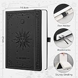 EMSHOI A5 Notebook Blank Journal 320 Pages 100gsm Leather Hardcover 14.5x21cm view 3