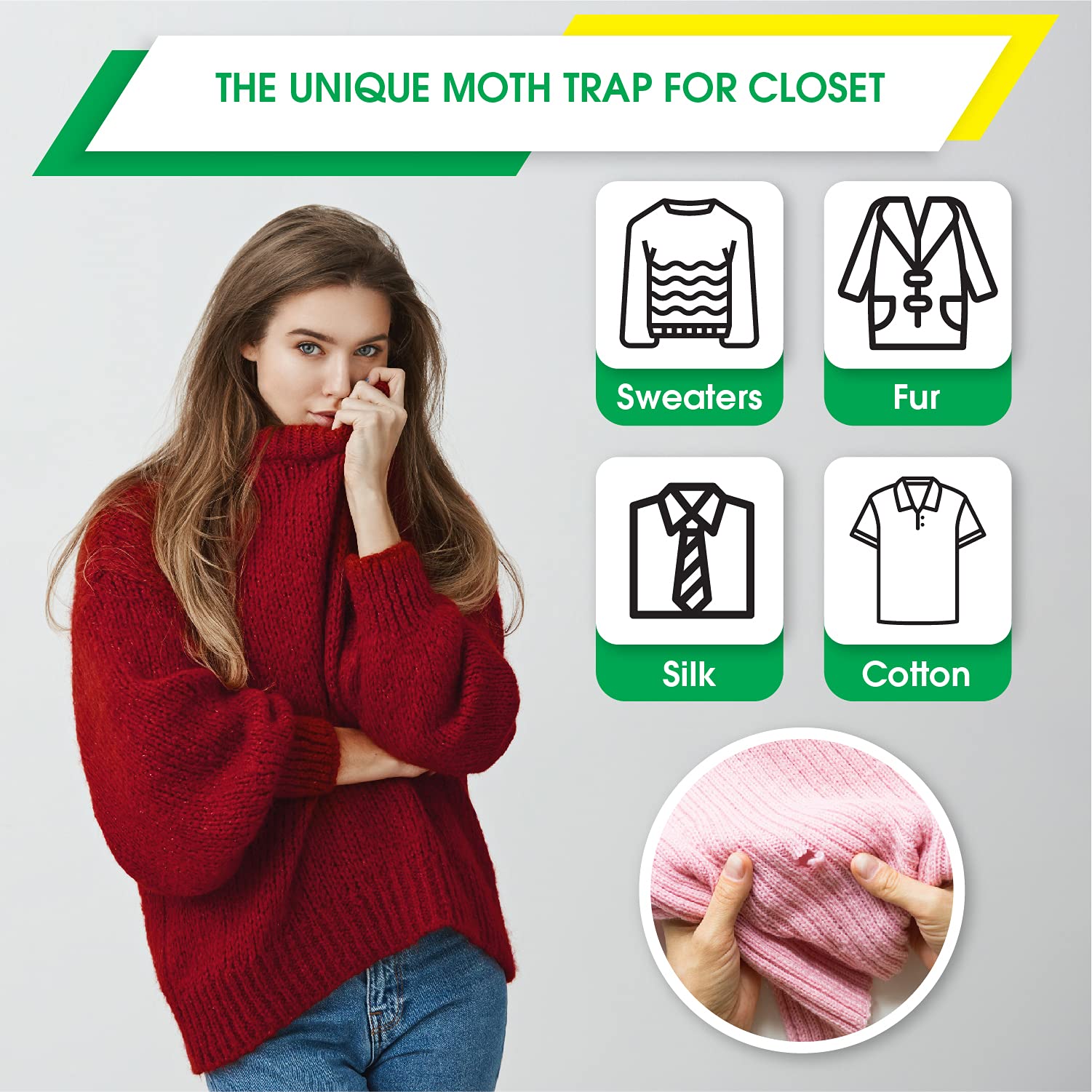 Moskila Pantry Moths Trap Clothes Moths Pheromone Traps Sticky