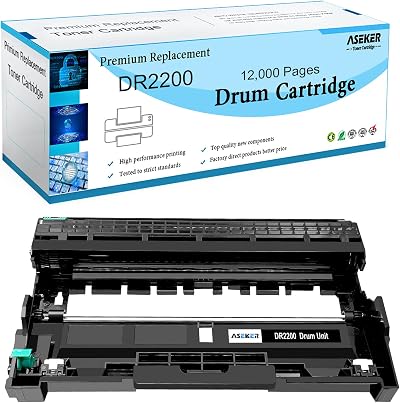 ASEKER DR-2200 Drum Unit for Brother HL-2130 HL-2240 DCP-7055 MFC-7360