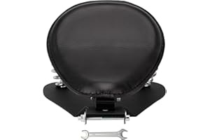 VG MOTO Motorcycle Drive Seat Bobber Solo Seat with Spring Base Mounting Bracket Kit Replacement for Harley Davidson Sportster XL 883 1200