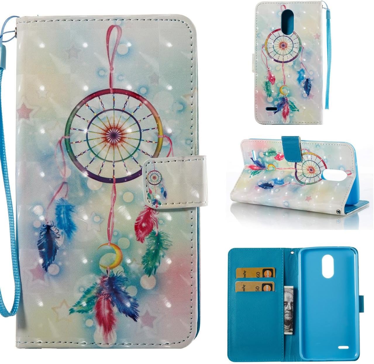 Best lg stylo 3 plus dreamcatcher wallet case