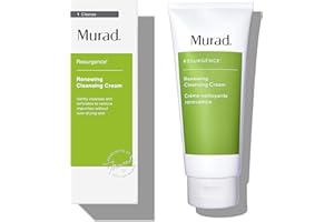 Murad Renewing Cleansing Cream - Anti-Aging, Cleansing Cream Face Wash - Lactic Acid and Antioxidant Vitamin-E Face Cleanser for Tightening
