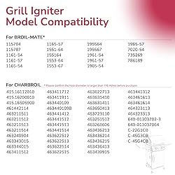 Grill Igniter Replacement, 2 Male Outlets, Spark