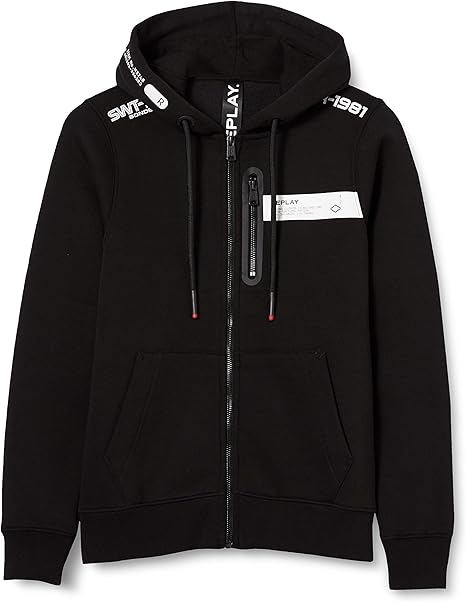 Replay Men's M3248 .000.22706 Hooded Sweatshirt: Buy Online at Best Price in UAE - Amazon.ae